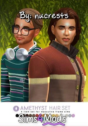 AMETHYST HAIR SET