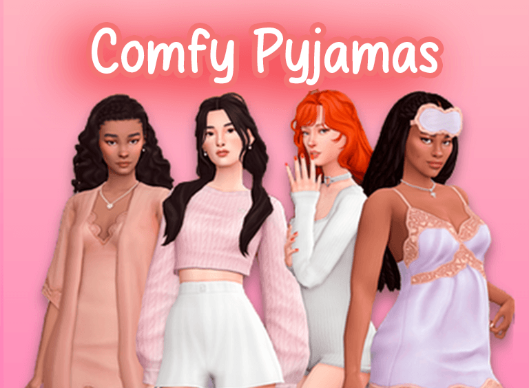 comfy sims 4 cc pyjamas