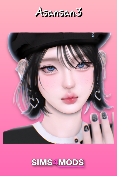 Sims 4 Boxy Nose Preset - Cute, delicate, realistic nose