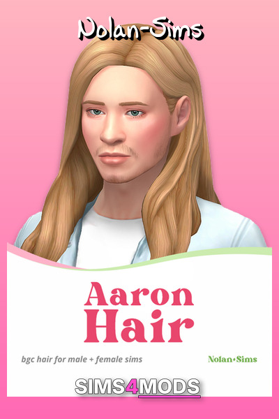 Aaron Hair Styles - Cool, unique, high-quality CC.