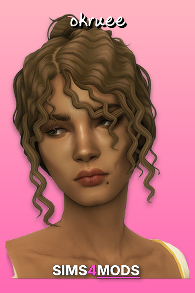 Ana Hair - Realistic, beautiful, easy Sims hair