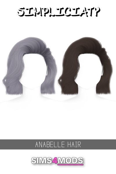 Anabelle Hair - Cute, realistic, customizable hair.