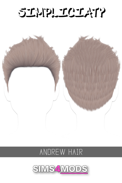 Andrew Toddler Hair - Cool, unique Sims 4 hair.