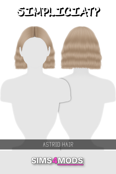 Astrid Toddler Hair - Adorable, vintage-modern, versatile hair.