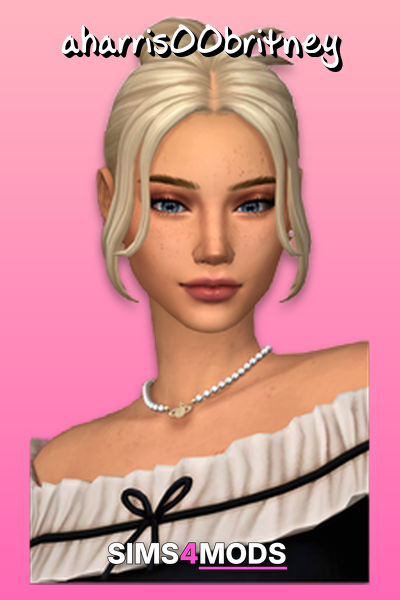 Beck Hair - Sims 4 hair CC, stylish, detailed.