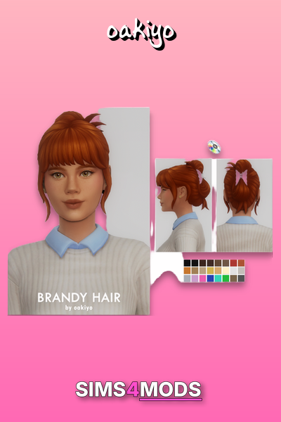 Adorable Brandy Hair - Cute, easy, adorable Sim hair