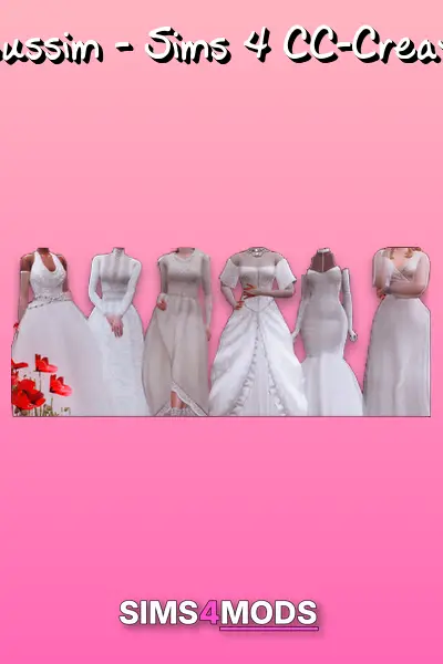 Undead Brides - Sims 4 Wedding Dresses CC