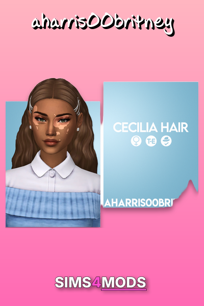 Cecilia Hair - Wavy, natural, darker skin tones.