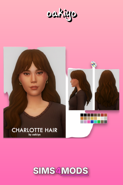 Charlotte Hair - Cute, wavy, trendy hair.