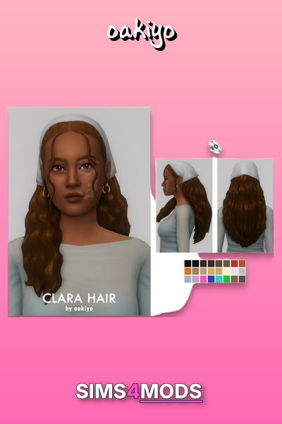 Clara Hair - Stunning, wavy, versatile hair.