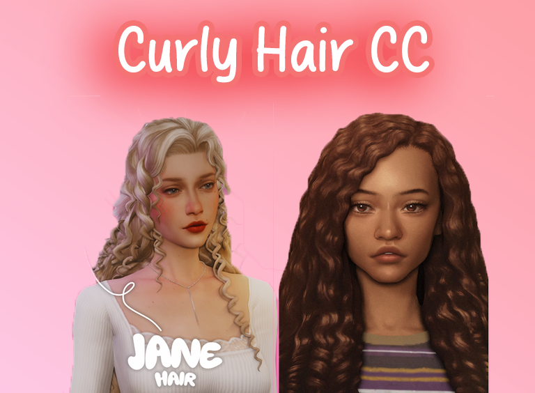 curly hair cc sims 4