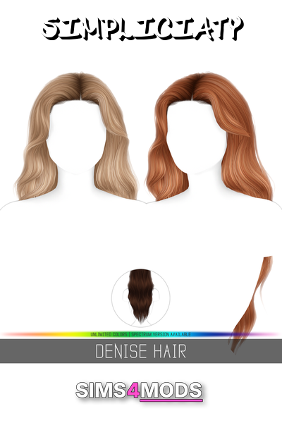 Denise Hair - Cute, wavy, versatile hair.