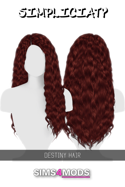 Destiny Toddler Hair - Cool, curly, realistic toddler hair.