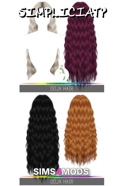 Doja Hair - Cool, bouncy, realistic hair.