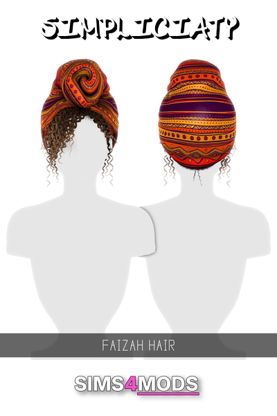 Faizah Hair Ombres - Stylish, bold, unique head wrap.