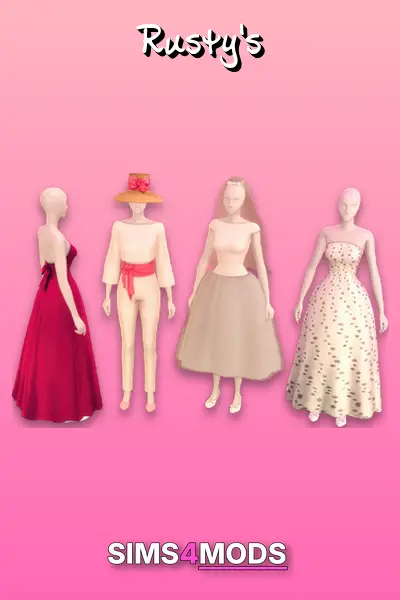 Audrey's Wedding Dresses - Diverse Sims 4 wedding CC.