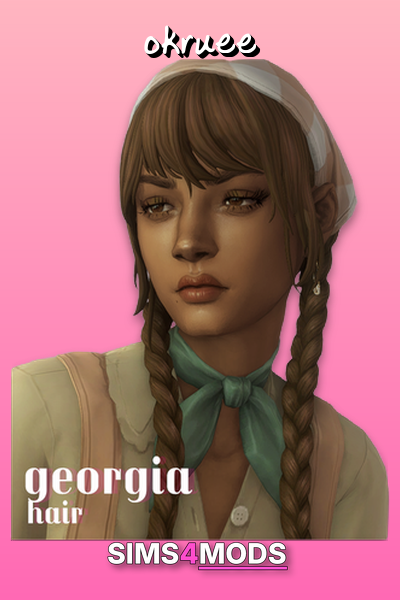 Georgia Hair - Beautiful, braided, headband hair.