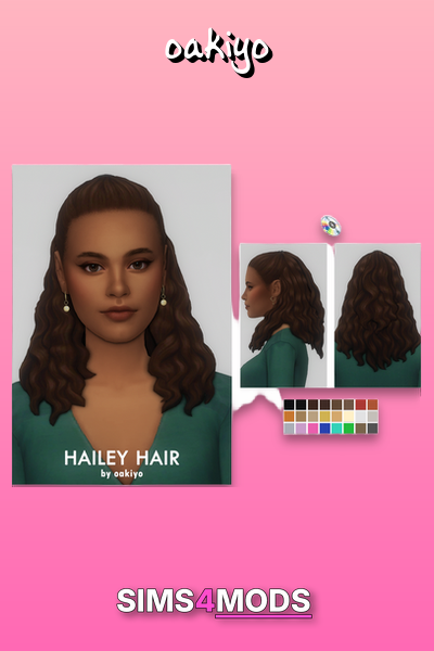 Hailey Hair - Cute, bouncy curls, many colors