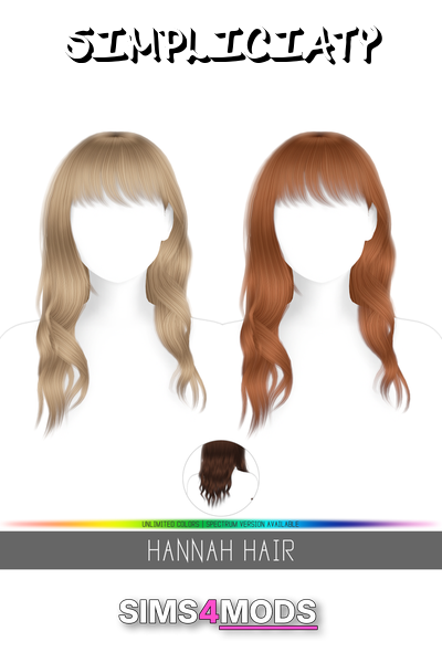 Hannah Hair - Realistic, cute, everyday waves.