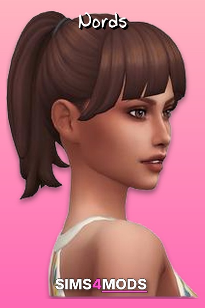 Stylish Ponytail Hairstyle - Modern, versatile, easy sim hairstyle