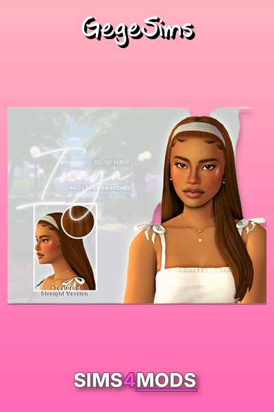 Inaya Hair - Cute, realistic Sims 4 hair