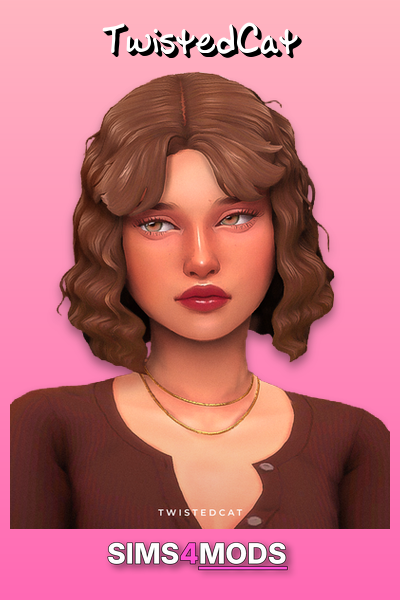 Sims 4 Hair Cc - Cute, customizable hair.