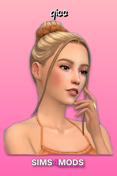 Iris Hair Style - Sims 4 hair customization