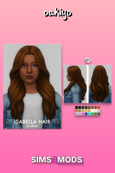 Isabella Hair - Natural waves, smooth, versatile colors