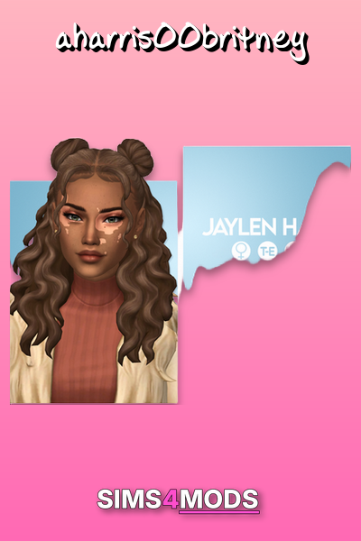 Jaylen Hair Styles - Pretty, bouncy curls with buns.