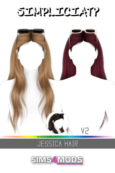 Jessica Hair - Cute, wavy, versatile hair.