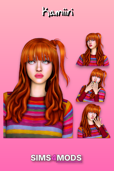 Juniper Hairstyles - Trendy, fun, and stylish Sims 4 hair.