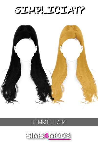 Kimmie Hair Toddler Child - Cute, wavy, easy toddler hair.