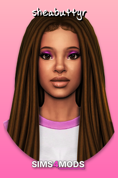 Ladia Locs - Amazing Sims 4 dreadlocks.