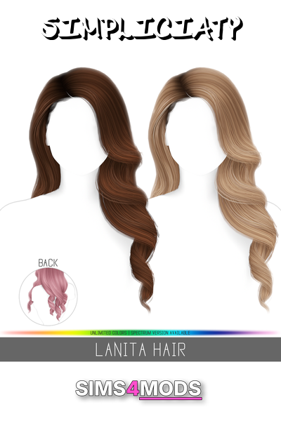 Lanita Hair - Gorgeous, wavy, ombre, realistic hair.