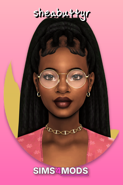 Lendisa Locs - Stylish, detailed, realistic Sims hair.