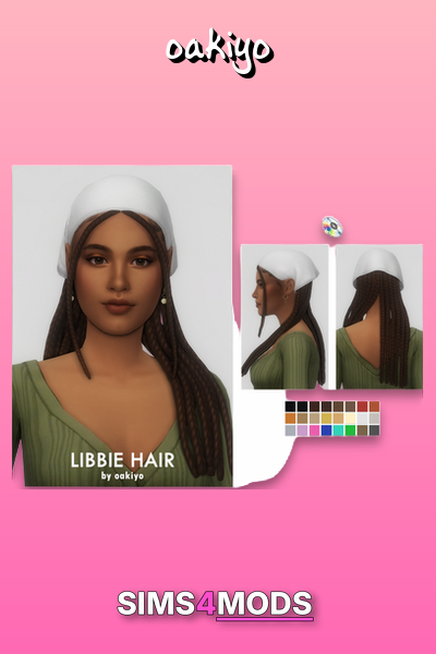 Libbie Hair - Cute, braided, customizable hair.