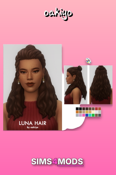 Luna Hair - Cute, wavy, natural hair.