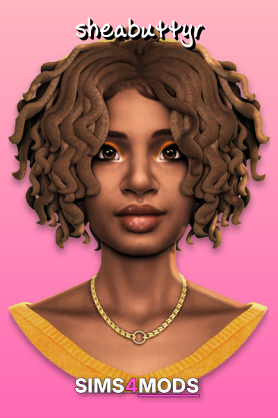 Lynlee Locs - Realistic, stylish, Sims 4 hair