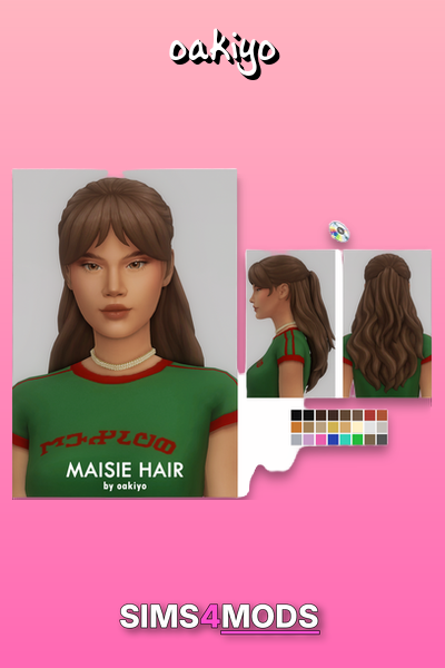 Maisie Hair - Adorable, versatile, Sims 4 hair