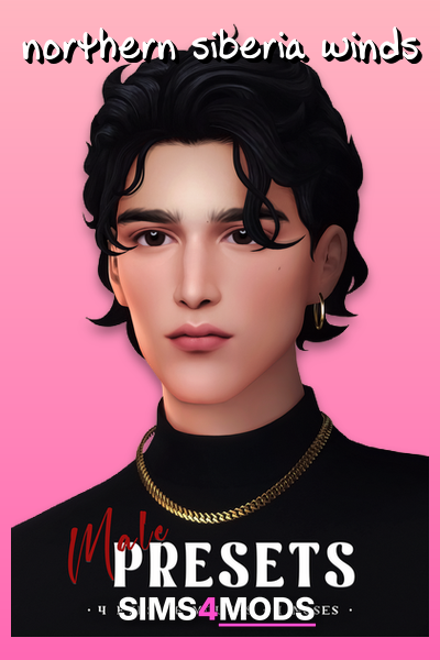 Male Sims 4 Nose Presets - Cool, natural male Sims 4 noses.