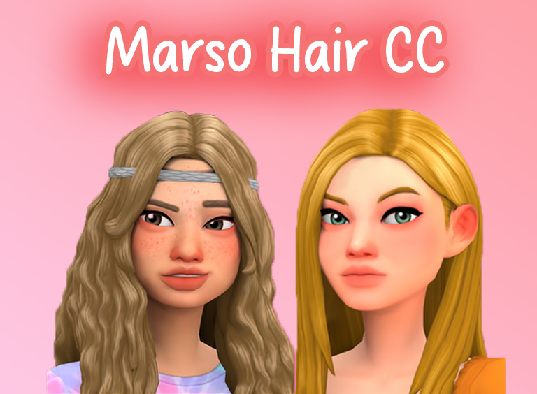 marsosims cute hair cc