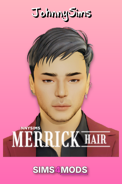 Merrick Hair - Realistic, versatile, Sims 4 hair.