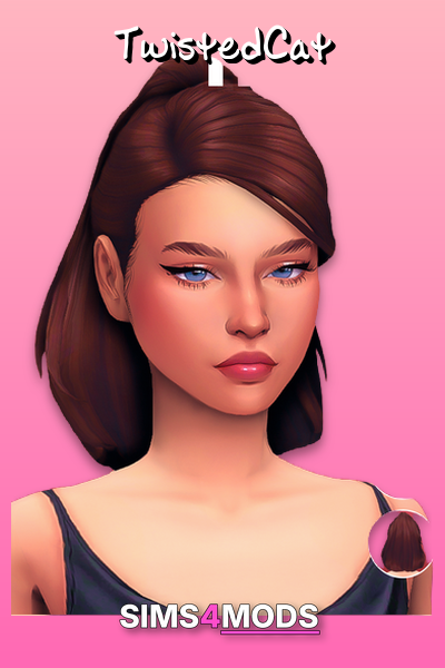 Realistic Sims 4 Hair - Natural, trendy, easy Sims 4 hair