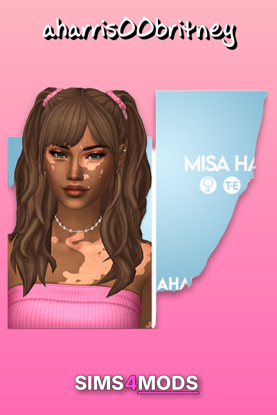 Misa Hair Styles - Cute, versatile Sims 4 hair.