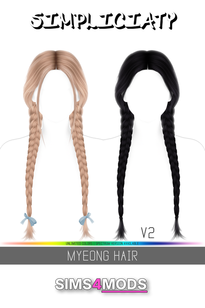 Myong Hair - Cute, thick braids, versatile hair