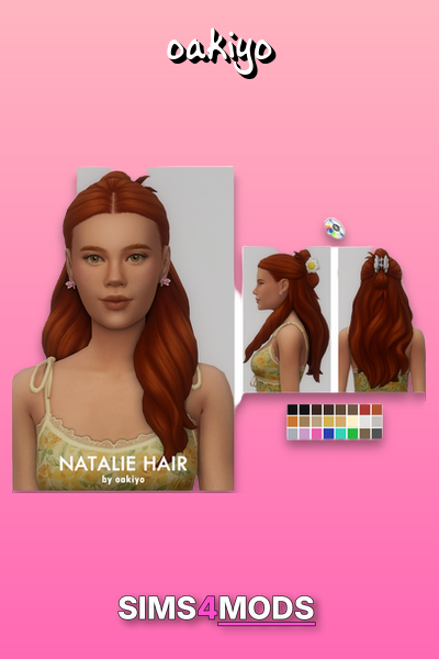 Natalie Hair - Cute, realistic, versatile hair.