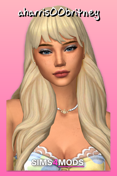 Natasha Hair - Sims 4 hair, cool styles, custom options