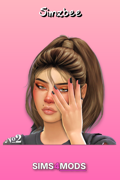 Delicate Upward Nose Preset - Elegant, pretty, Sims 4 nose