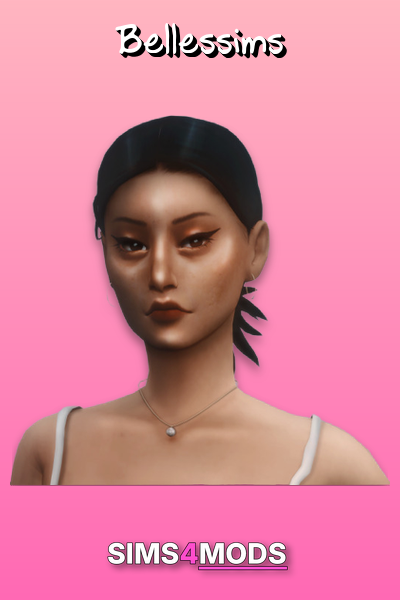 Nose Presets For Sims 4 - Unique, pointed, female nose presets.