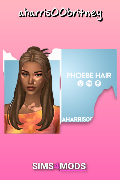 Phoebe Hair - Natural, detailed, flattering sim hair